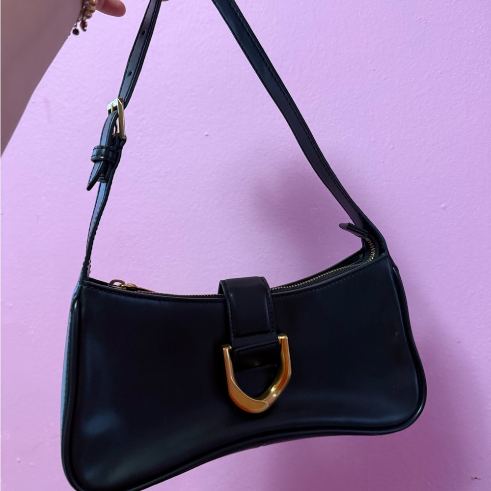 Charles & Keith Black Shoulder Bag